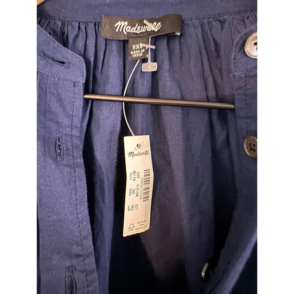 Madewell shirred balloon